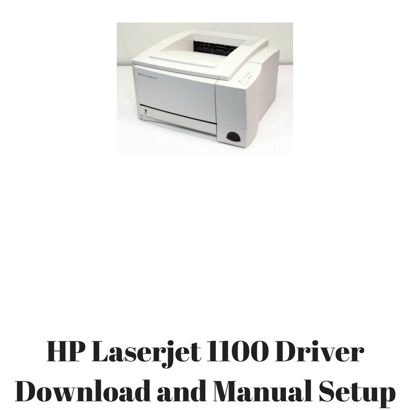 Hp 1100 Driver Mac Os X